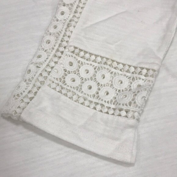 Charter Club Crochet-Inset Top - Picture 4 of 9